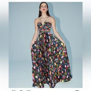 Aiifos Adriana pleated floral Gown 6